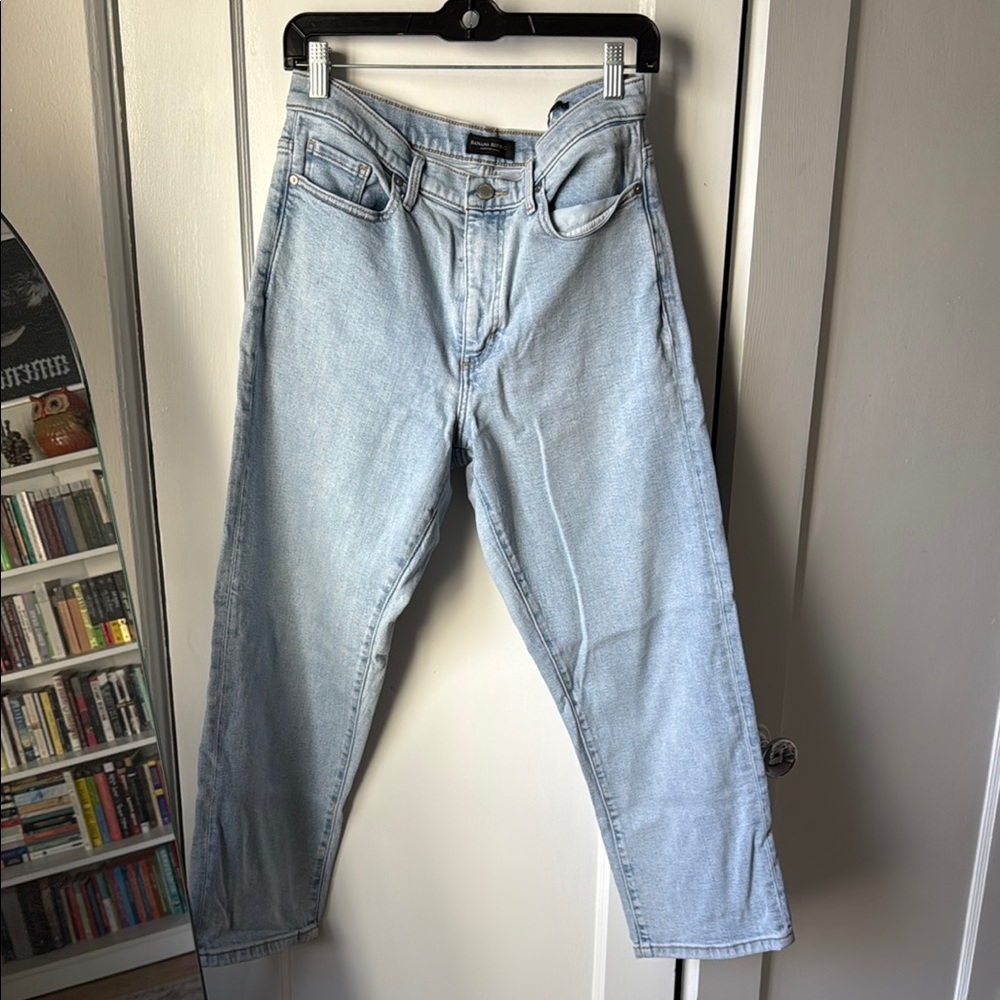 Banana Republic Mid-Rise Straight Jeans